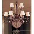 Lustre européen avec lampe en tissu (TYD0195010301-6 + 3)